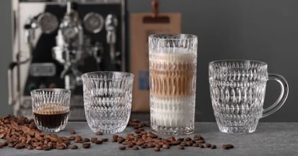 Four NACHTMANN Ethno Coffee Glasses